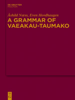 cover image of A Grammar of Vaeakau-Taumako